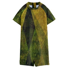 Rhomboid 001 Kids  Boyleg Half Suit Swimwear by nate14shop