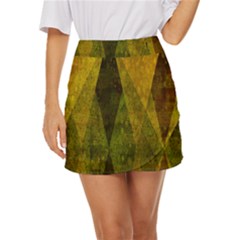 Rhomboid 001 Mini Front Wrap Skirt