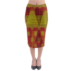 Rhomboid 003 Midi Pencil Skirt by nate14shop