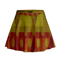 Rhomboid 003 Mini Flare Skirt by nate14shop