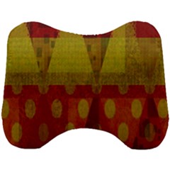 Rhomboid 003 Head Support Cushion by nate14shop