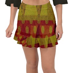 Rhomboid 003 Fishtail Mini Chiffon Skirt by nate14shop