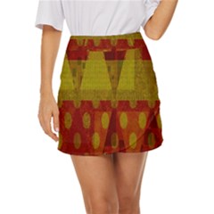 Rhomboid 003 Mini Front Wrap Skirt