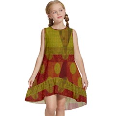 Rhomboid 003 Kids  Frill Swing Dress