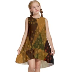 Rhomboid 004 Kids  Frill Swing Dress by nate14shop