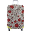 Cream With Cherries Motif Random Pattern Luggage Cover (Large) View1