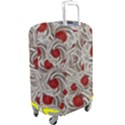 Cream With Cherries Motif Random Pattern Luggage Cover (Large) View2