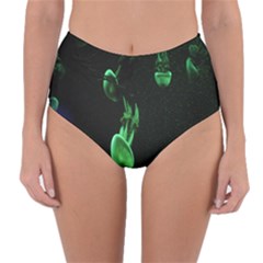 Jellyfish Reversible High-waist Bikini Bottoms by nate14shop