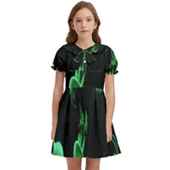 Jellyfish Kids  Bow Tie Puff Sleeve Dress