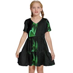 Jellyfish Kids  Short Sleeve Tiered Mini Dress