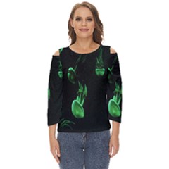 Jellyfish Cut Out Wide Sleeve Top