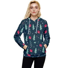 Christmas 001 Women s Lightweight Drawstring Hoodie