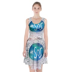 5 Seconds Of Summer Collage Quotes Racerback Midi Dress by nate14shop