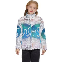 5 Seconds Of Summer Collage Quotes Kids  Puffer Bubble Jacket Coat