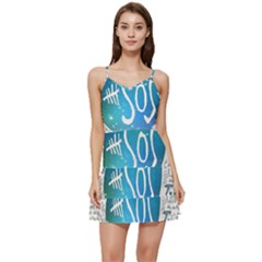 5 Seconds Of Summer Collage Quotes Short Frill Dress