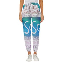 5 Seconds Of Summer Collage Quotes Cropped Drawstring Pants