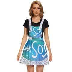 5 Seconds Of Summer Collage Quotes Apron Dress