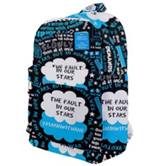 The Fault In Our Stars Collage Classic Backpack by nate14shop