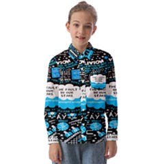 The Fault In Our Stars Collage Kids  Long Sleeve Shirt by nate14shop