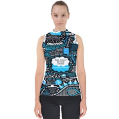 The Fault In Our Stars Collage Mock Neck Shell Top by nate14shop