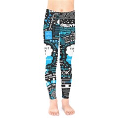 The Fault In Our Stars Collage Kids  Leggings by nate14shop