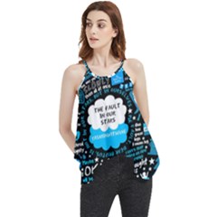 The Fault In Our Stars Collage Flowy Camisole Tank Top by nate14shop