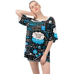 The Fault In Our Stars Collage Oversized Chiffon Top by nate14shop