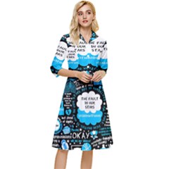 The Fault In Our Stars Collage Classy Knee Length Dress