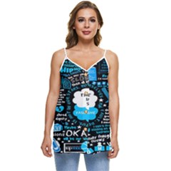 The Fault In Our Stars Collage Casual Spaghetti Strap Chiffon Top