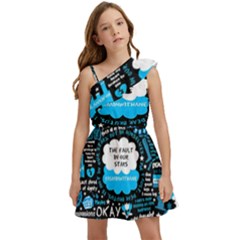 The Fault In Our Stars Collage Kids  One Shoulder Party Dress by nate14shop