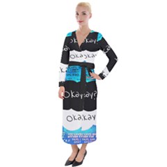 The Fault In Our Stars Velvet Maxi Wrap Dress by nate14shop