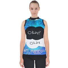 The Fault In Our Stars Mock Neck Shell Top by nate14shop