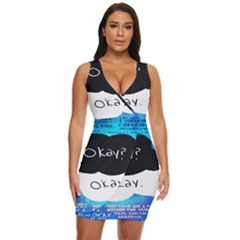 The Fault In Our Stars Draped Bodycon Dress