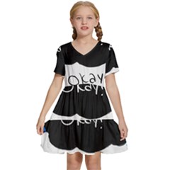 The Fault In Our Stars Kids  Short Sleeve Tiered Mini Dress