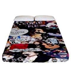 5 Second Summer Collage Fitted Sheet (california King Size) by nate14shop