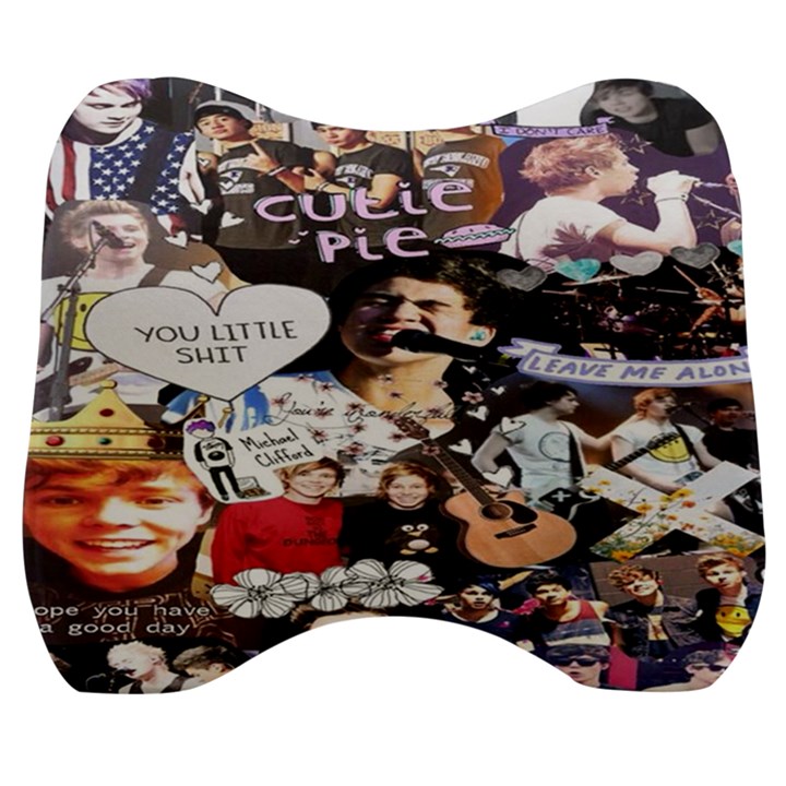 5 Second Summer Collage Velour Head Support Cushion