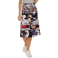 5 Second Summer Collage Midi Panel Skirt