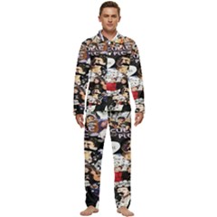 5 Second Summer Collage Men s Long Sleeve Velvet Pocket Pajamas Set