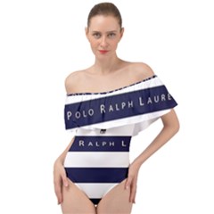 Polo Ralph Lauren Off Shoulder Velour Bodysuit  by nate14shop