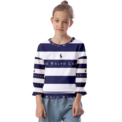 Polo Ralph Lauren Kids  Cuff Sleeve Top by nate14shop