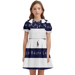 Polo Ralph Lauren Kids  Bow Tie Puff Sleeve Dress