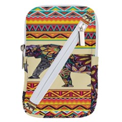 Elephant Colorfull Belt Pouch Bag (small) by nate14shop