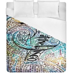 Panic At The Disco Lyric Quotes Duvet Cover (california King Size) by nate14shop