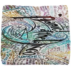 Panic At The Disco Lyric Quotes Seat Cushion by nate14shop