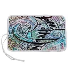 Panic At The Disco Lyric Quotes Pen Storage Case (m) by nate14shop