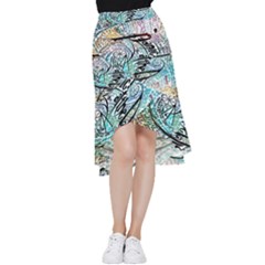 Panic At The Disco Lyric Quotes Frill Hi Low Chiffon Skirt