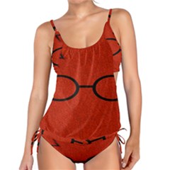 Harry Potter Glasses And Lightning Bolt Tankini Set by nate14shop