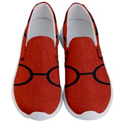 Harry Potter Glasses And Lightning Bolt Men s Lightweight Slip Ons by nate14shop