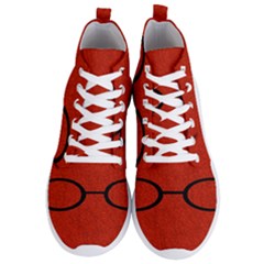 Harry Potter Glasses And Lightning Bolt Men s Lightweight High Top Sneakers by nate14shop