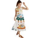 Vector-set-funny-robots-cartoon Summer Maxi Dress View1